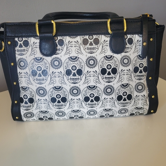 Loungefly Sugar Skull Purse, VGUC - Picture 3 of 8